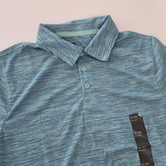 Boys' - XL/16 - Golf Polo Shirt - All in Motion - Turquoise - Picture 3 of 5